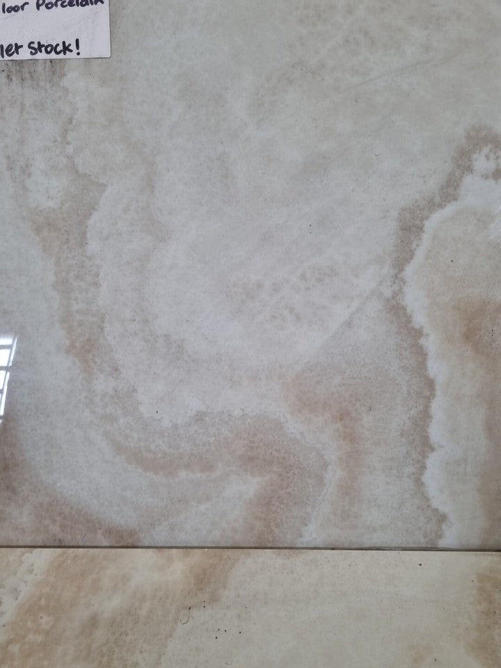 Beige Gold Porcelain Floor +Tile - 600x600mm - Price Per Box (1.44m2)