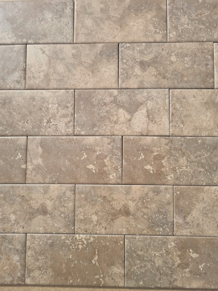 Bronze Gold Ceramic Wall Tiles - Bathroom Kitchen Metro 150x75mm - 0.495m2 Per Box