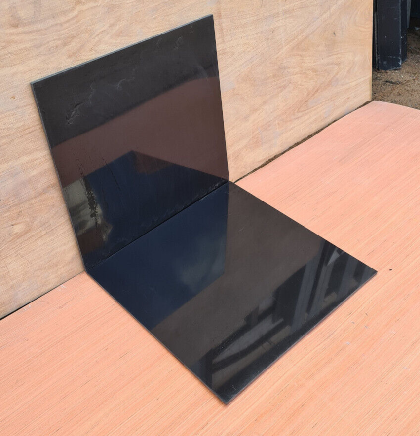 Black Gloss Porcelain Floor Tile - 600x600mm - Price Per Box (1.44m2)