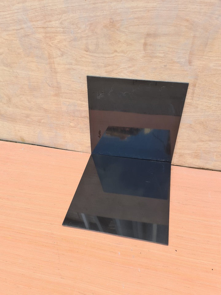 Black Gloss Porcelain Floor Tile - 600x600mm - Price Per Box (1.44m2)