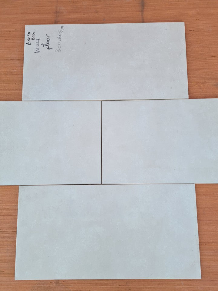 Beige Cream Ceramic Wall + Floor Tile - 600x300mm - Box = 1.08m2