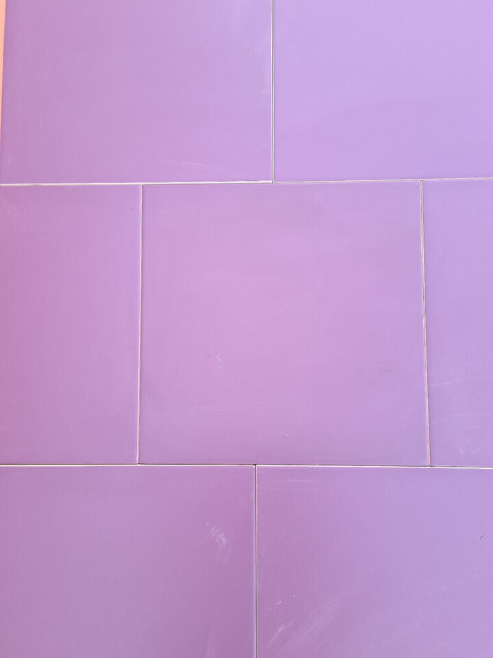 Purple Ceramic Floor + Wall Tile - 333x333mm - Box = 1m2