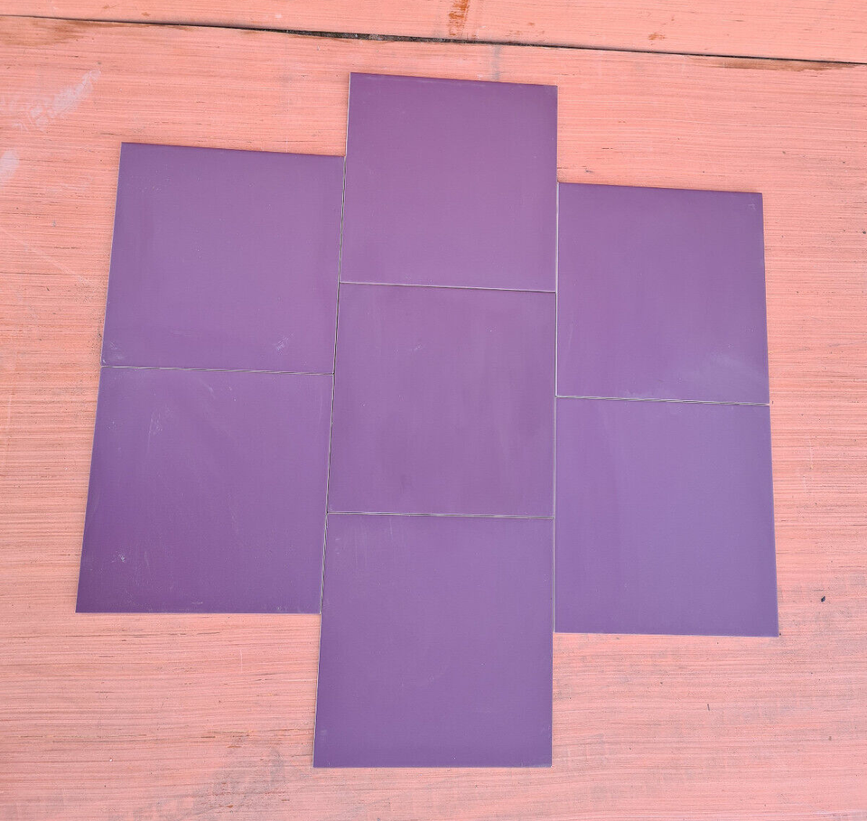 Purple Ceramic Floor + Wall Tile - 333x333mm - Box = 1m2