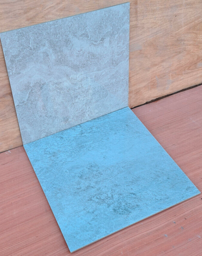Porcelain Grey Floor + Wall Tiles - 600x600mm