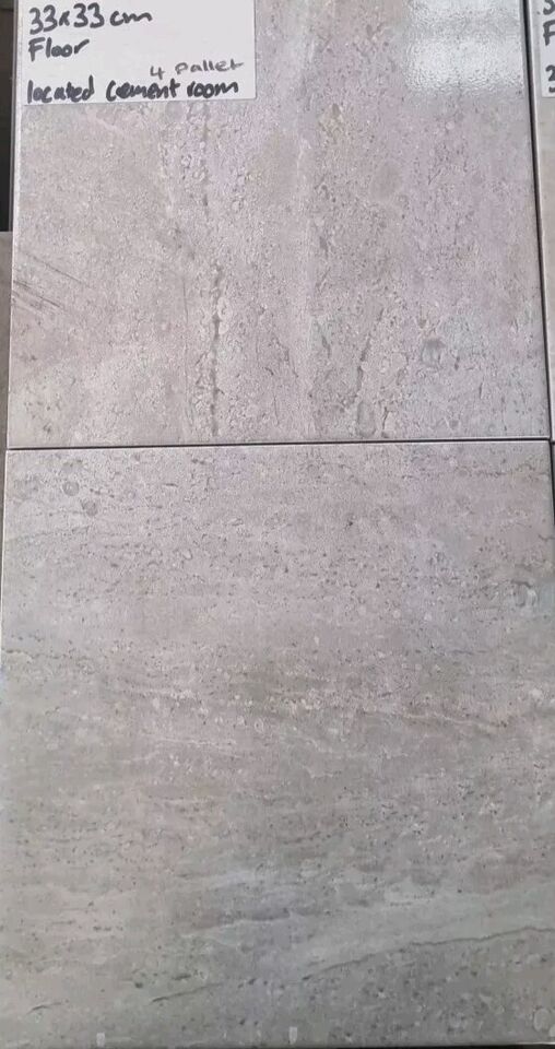 Beige Ceramic Wall + Floor Tile - 333x333mm